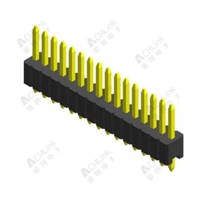 PIN HEADER PH1.0MM SINGLE ROW SINGLE PLASTIC 180° H=1.00MM