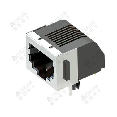 RJ45 CONNECTOR 8P8C 90° HALF SHELL